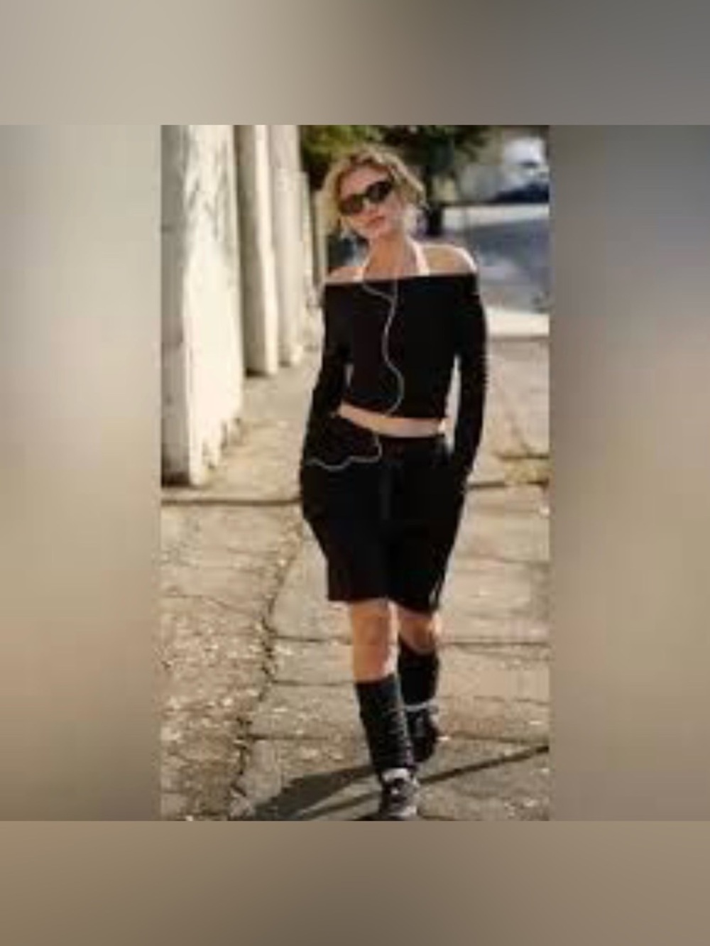 Free People Hot Shot Easy Set in Black Size Medium, NWOT